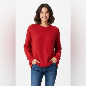 Los Angeles Atelier & Other Stories red fuzzy soft sweater,excellent condition,S
